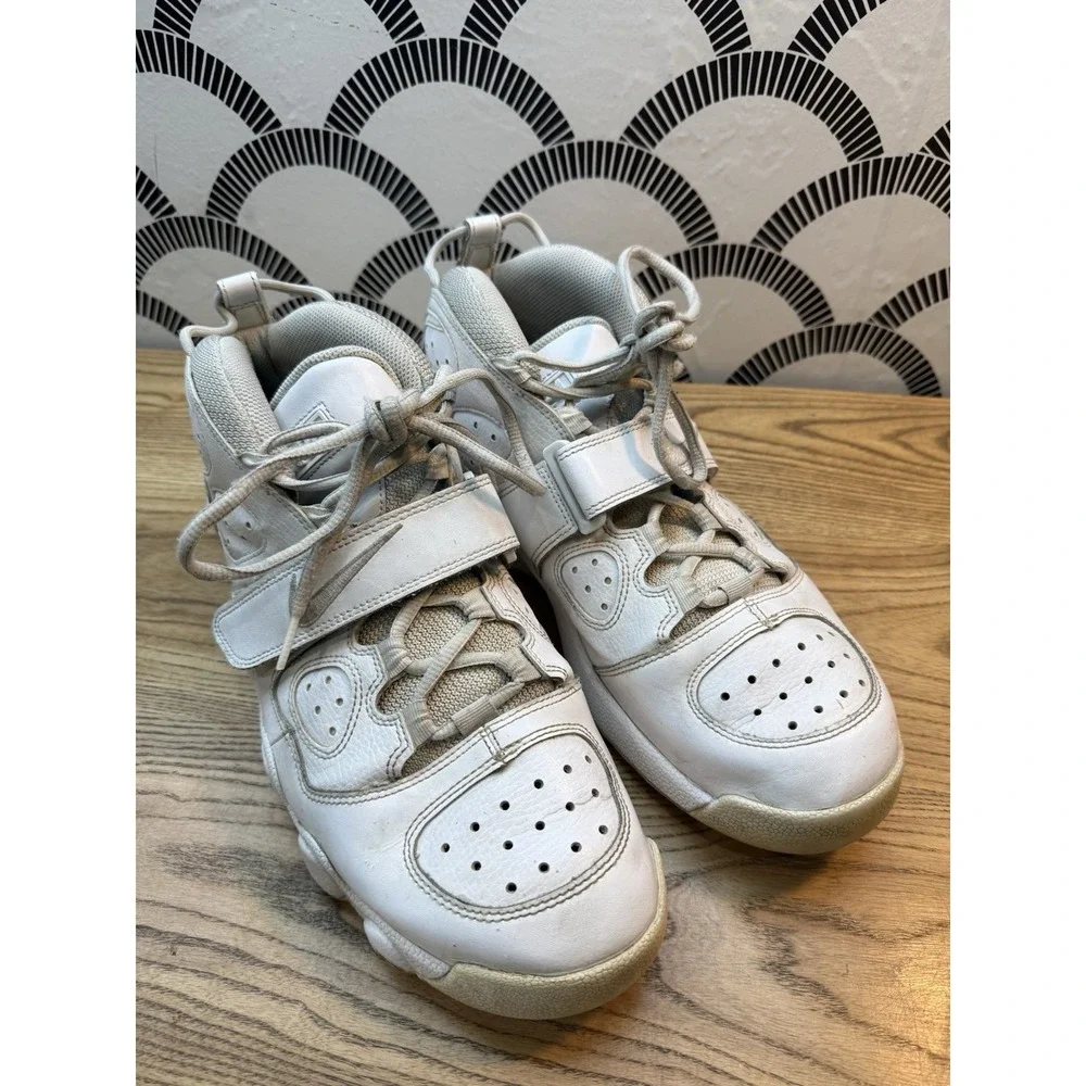 Nike Air Max CB34 Men's Godzilla Triple White Size 13 2016 Barkley 316940-100
